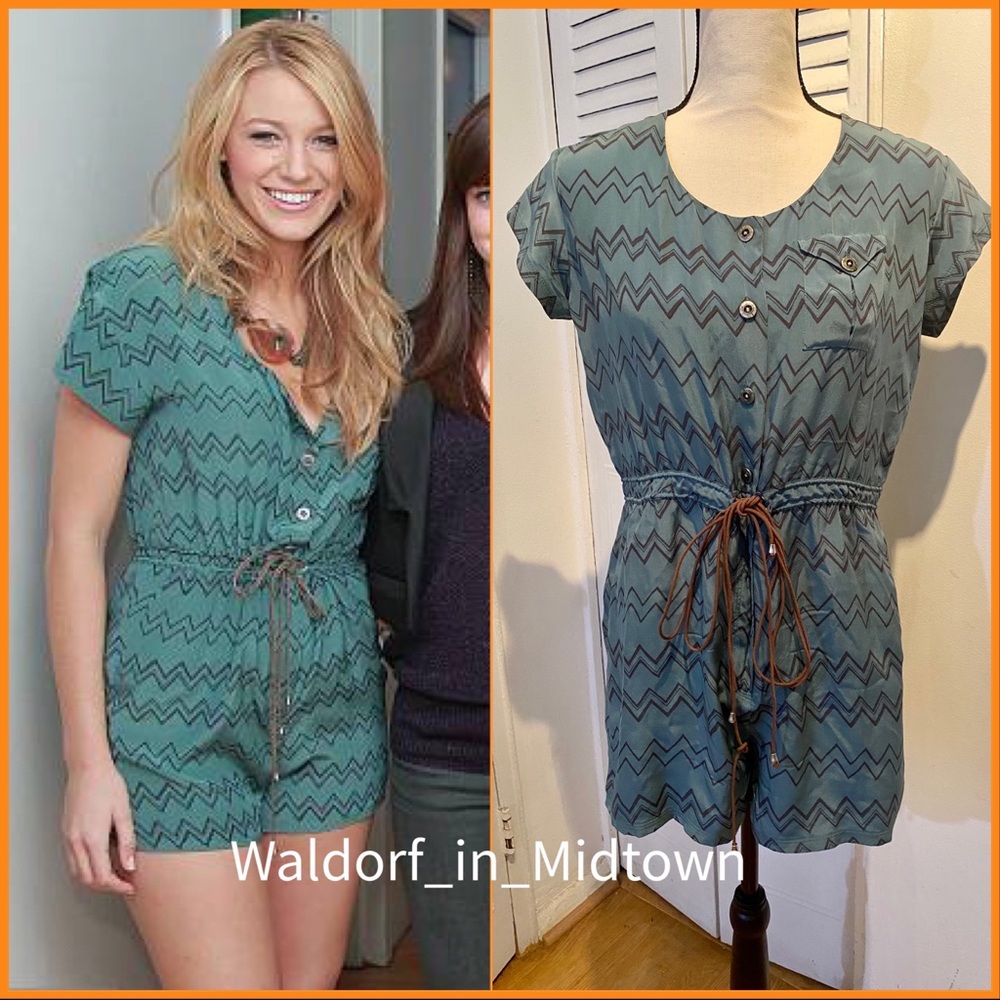 ASO BLAKE LIVELY VENA CAVA ROMPER US6